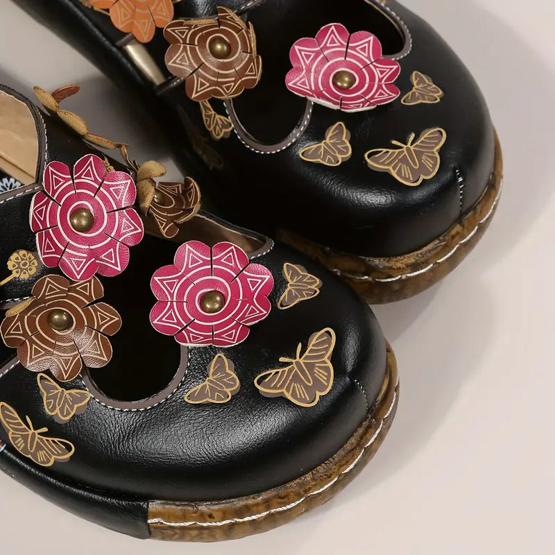 Florence Floral Mule Sandals