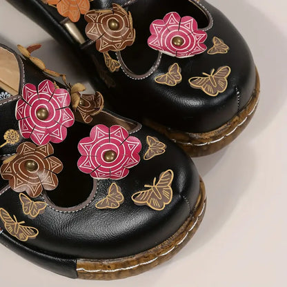 Florence Floral Mule Sandals