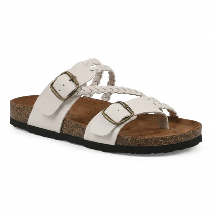 Hayleigh Braided Cork Sandals – Your Feet Falled. They Want These.