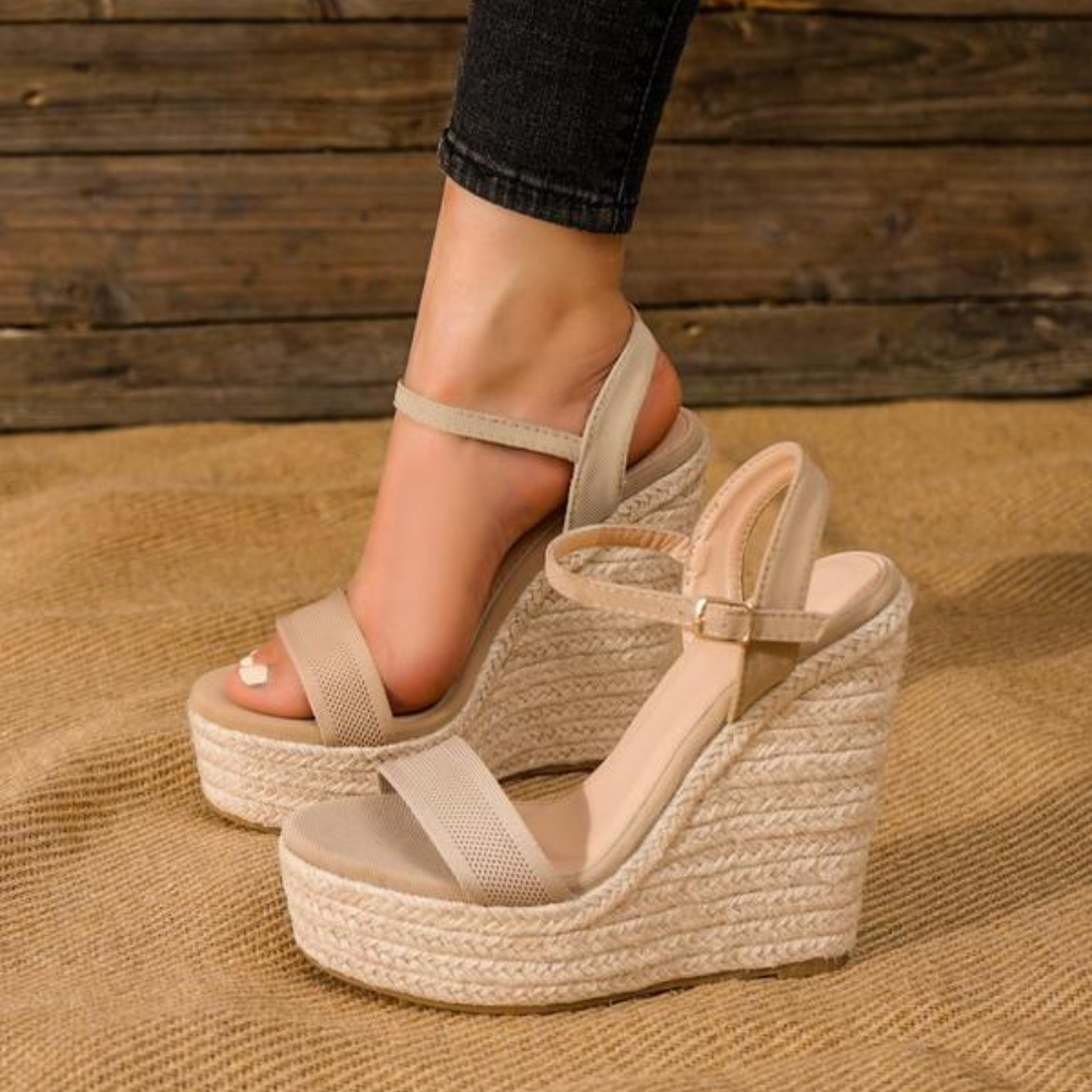 Capri Espadrille Wedge Sandals – The Heel That Makes You Feel Like You're on Vacation