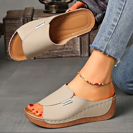 Ortho Slip-On Wedge Sandals