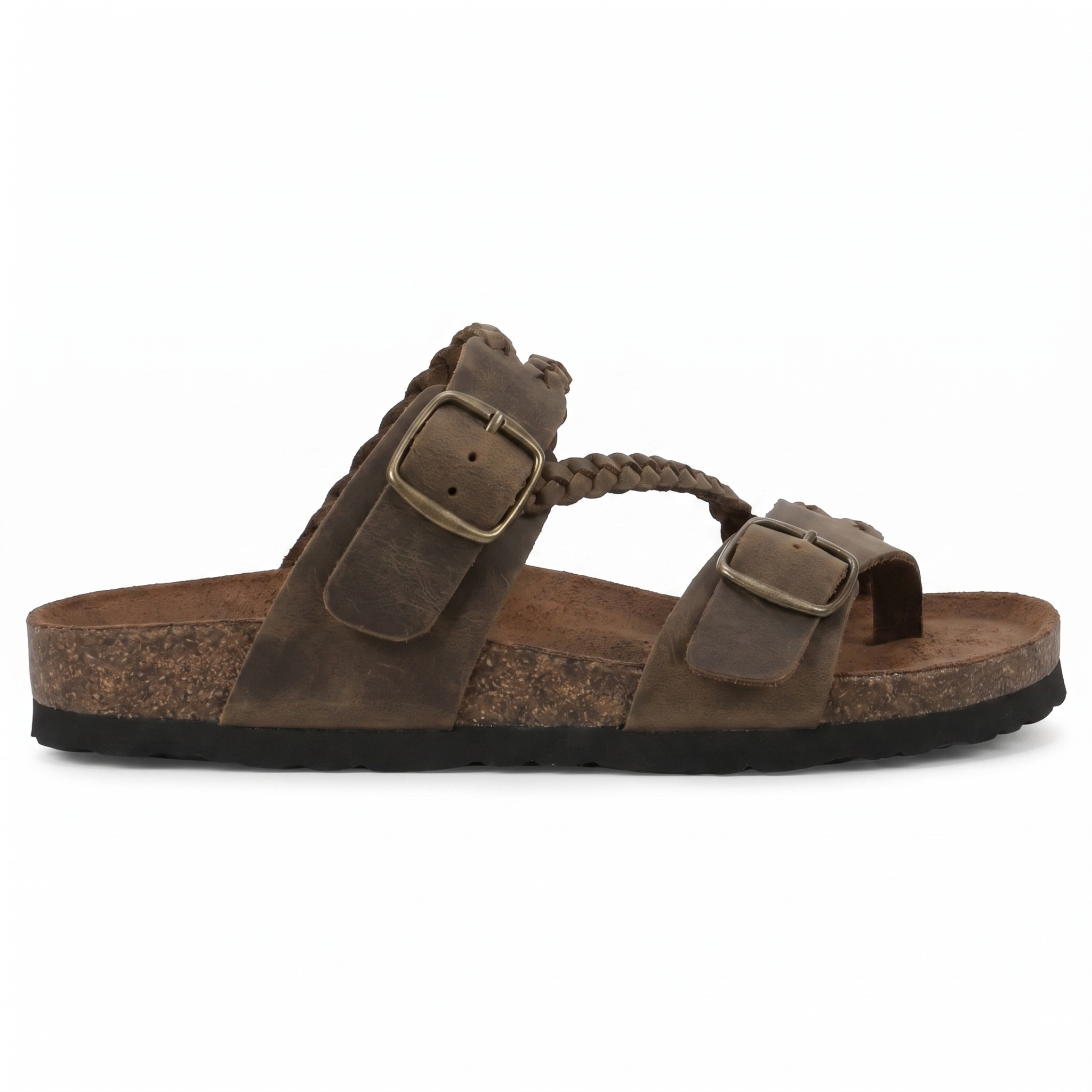 Hayleigh Braided Cork Sandals – Your Feet Falled. They Want These.