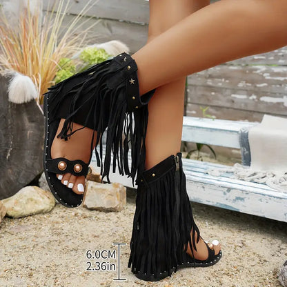 Sedona Fringe Sandals