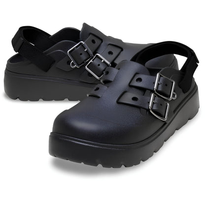 Loaferettos Double Buckle Clogs