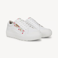 🤍 White – Floral Embroidery