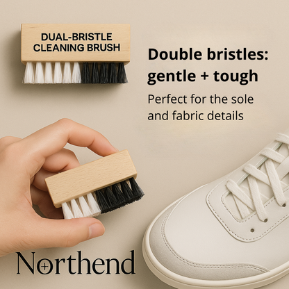 Dual-Bristle Cleaning Brush