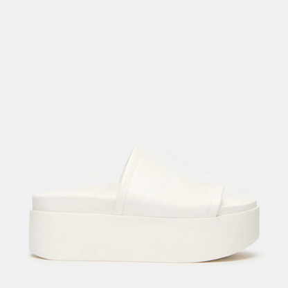 Arwinn Leather Platform Slides