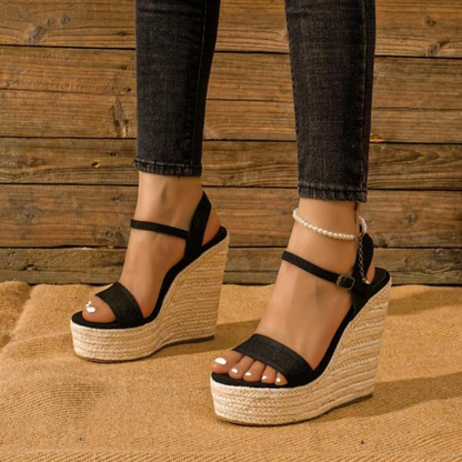 Capri Espadrille Wedge Sandals – The Heel That Makes You Feel Like You're on Vacation
