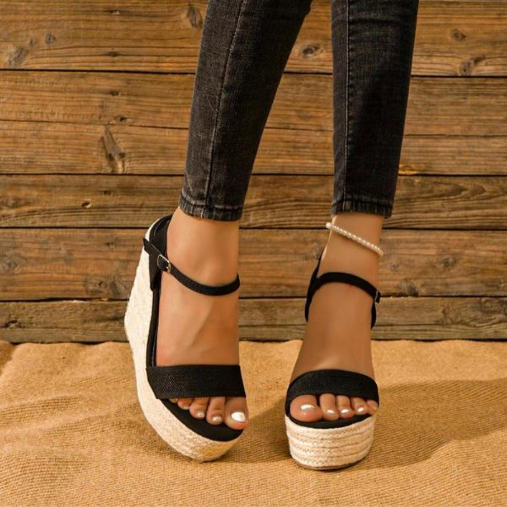 Capri Espadrille Wedge Sandals – The Heel That Makes You Feel Like You're on Vacation