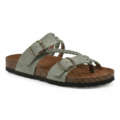 Hayleigh Braided Cork Sandals – Your Feet Falled. They Want These.