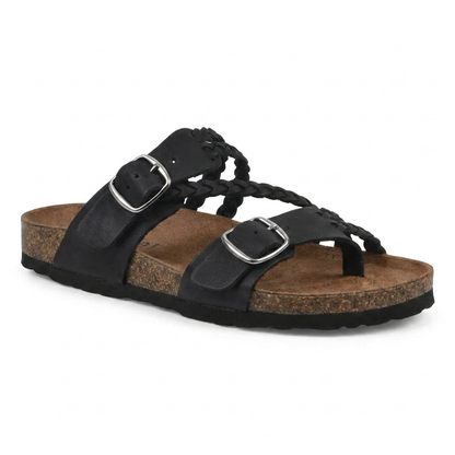 Hayleigh Braided Cork Sandals – Your Feet Falled. They Want These.