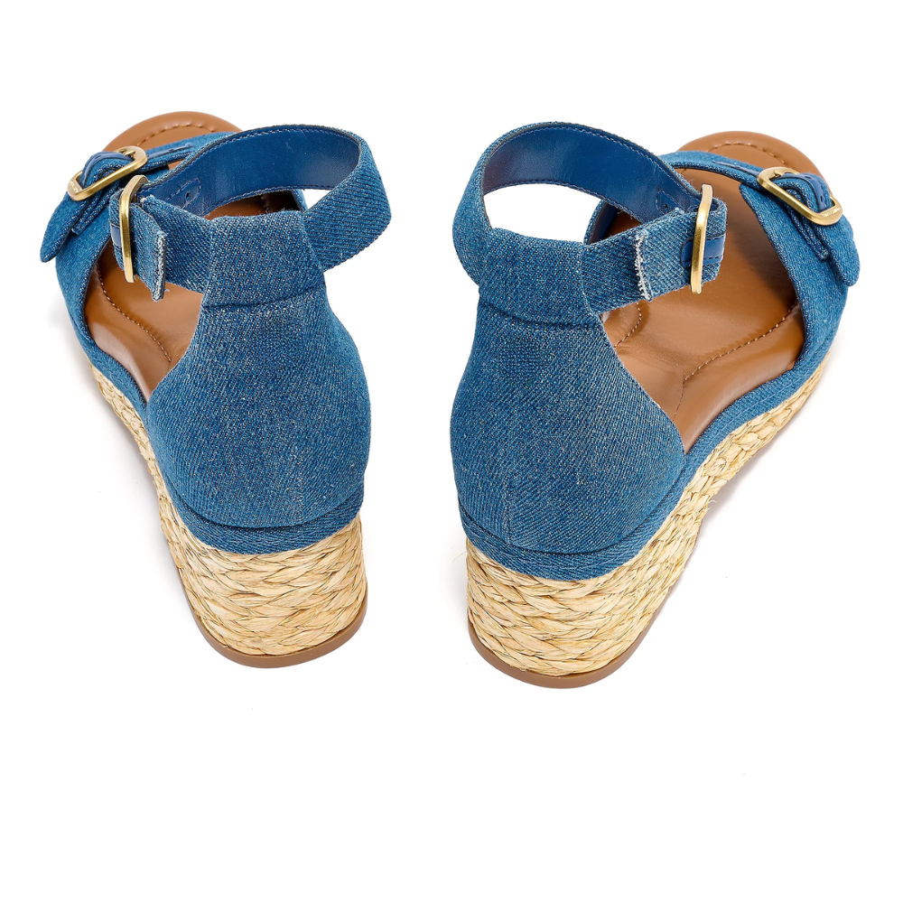 Meterry Denim Sandals Wedges – The Wedge That Goes With Everything