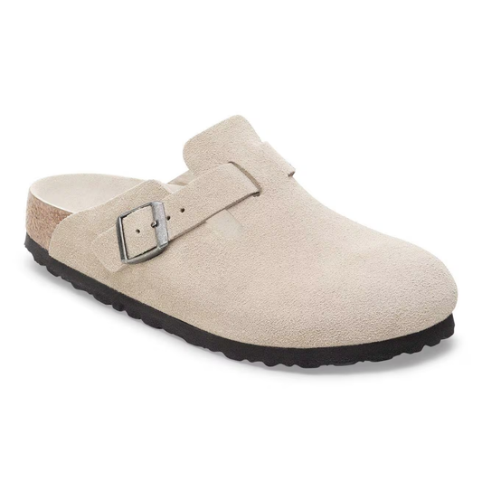 Boston Suede Cork Clogs