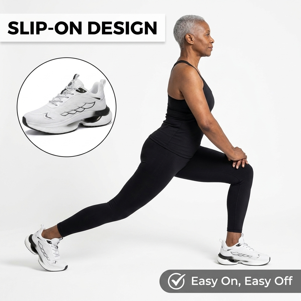 Stride Pro Walking Sneakers – Hands-Free. Joint-Free. All Day
