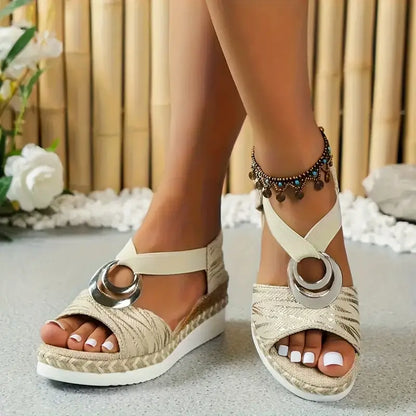 Luna Espadrille Wedge Sandals
