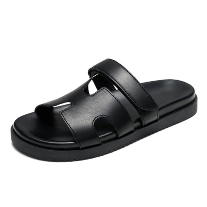 Heros Genuine Leather Slides