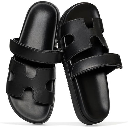 Heros Genuine Leather Slides