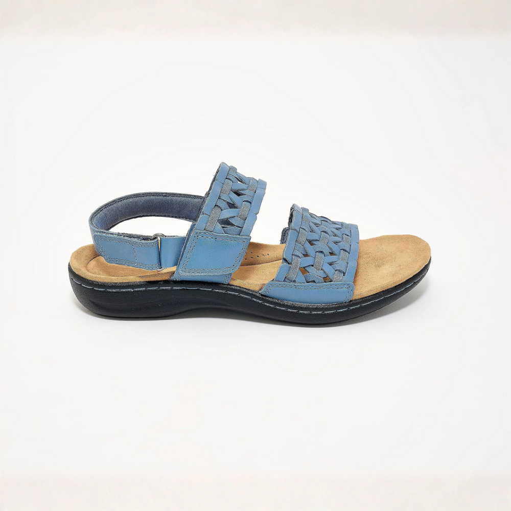Celeste Adjustable Leather Sandals – Pure Cushion Comfort, All Day
