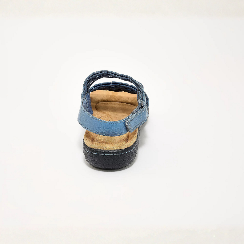 Celeste Adjustable Leather Sandals – Pure Cushion Comfort, All Day