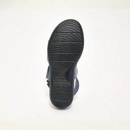 Celeste Adjustable Leather Sandals – Pure Cushion Comfort, All Day