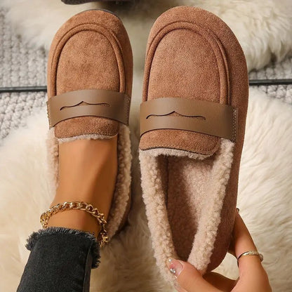 Aria Comfy Fur Loafers