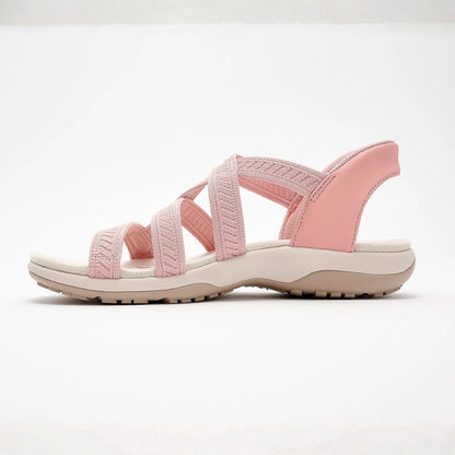 Reggae Knit Crossover Sandals – Slip On, Stay All Day