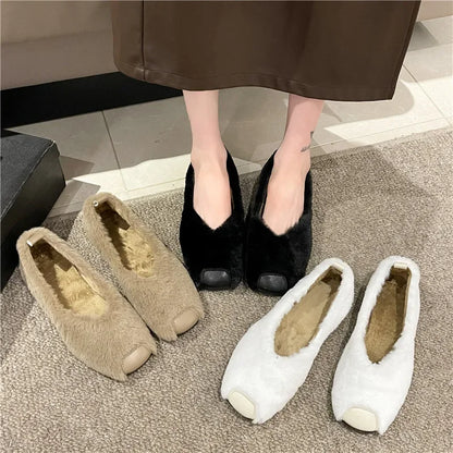 SnugFur Womens Winter Loafers