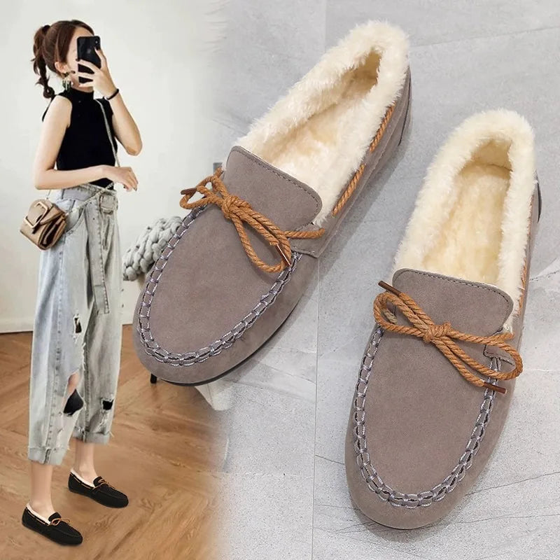 Cozy Women's Winter Loafers