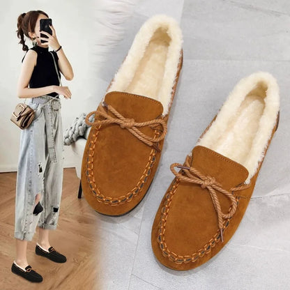 Cozy Women's Winter Loafers