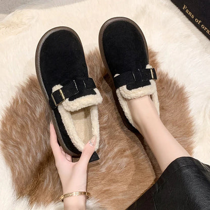 Comfy Suede Slip-On Flats