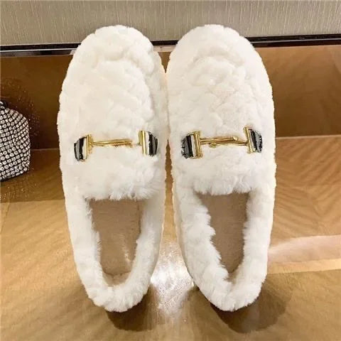 Cozy Lambswool Fur Loafers