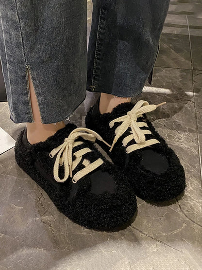 Comfy Chic Women's Fur Loafers