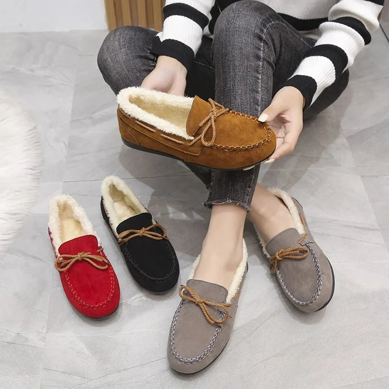 Cozy Women's Winter Loafers