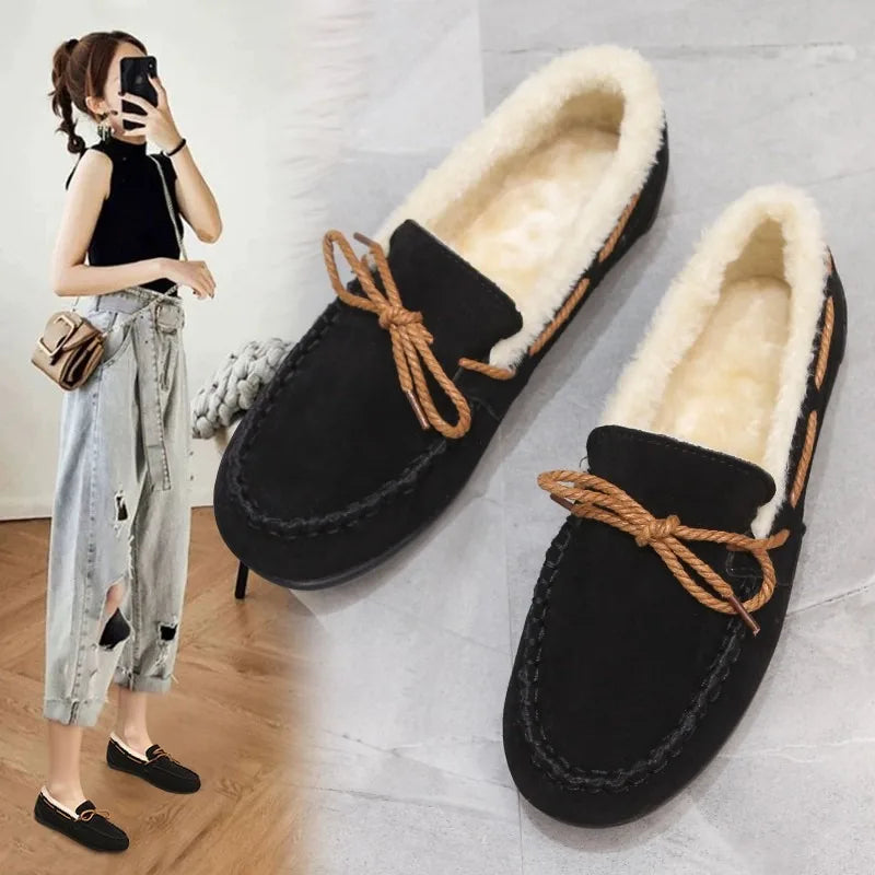 Cozy Women's Winter Loafers