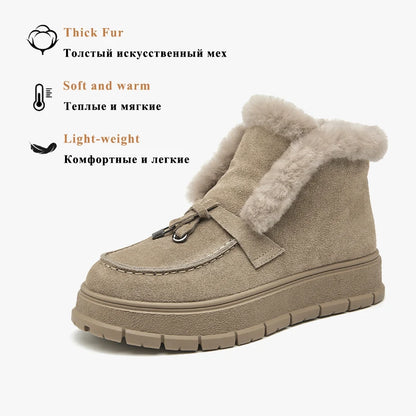 Cozy Suede Winter Boots